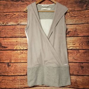Blank Noir Wrap Hoodie Vest Size XS